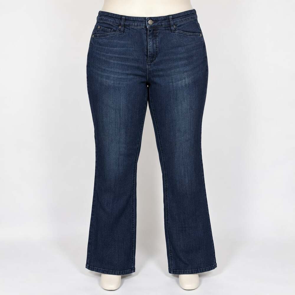 J.Jill Denim Smooth Fit Barely Bootcut Jeans Women’s 16 Dark Wash Stretch